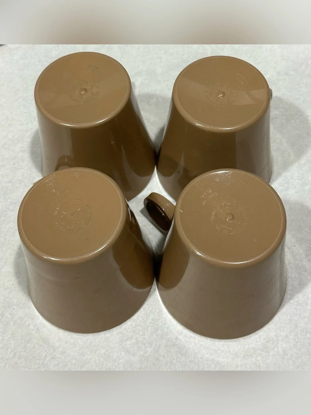 Shamrock Neatway Vintage tan 8oz cups - 4 pcs set